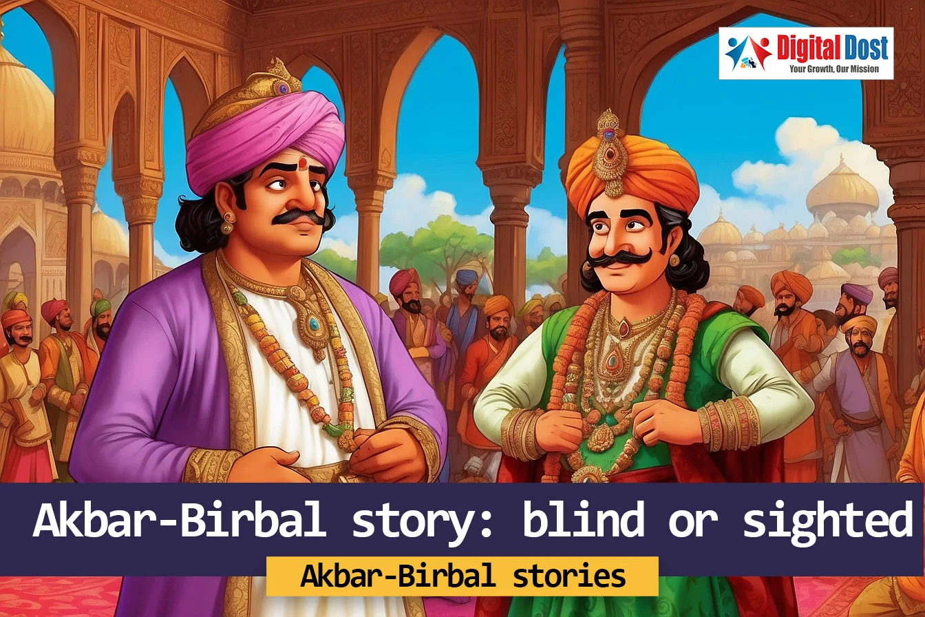 Akbar Birbal Story Blind Or Sighted