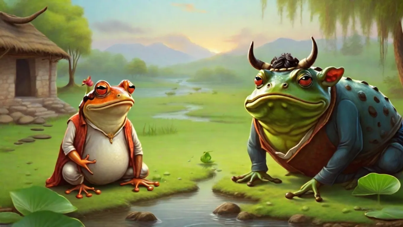 The Frog And The Ox Story In Hindi