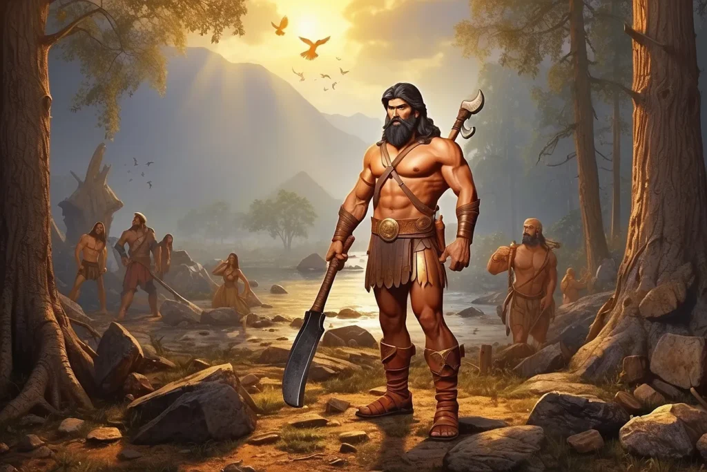 The Woodcutter And The Golden Axe Story In Hindi