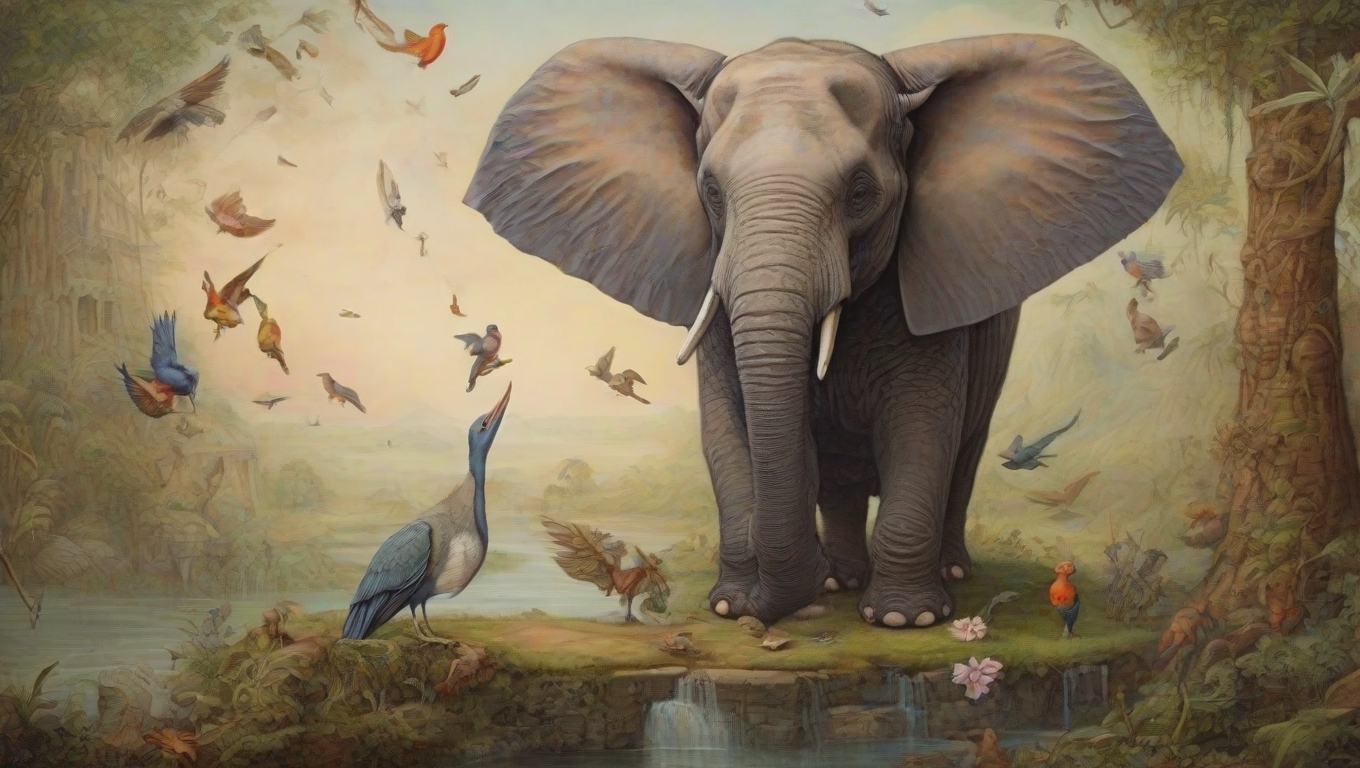 Story Of Bird And Elephant